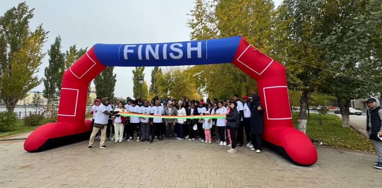 Астанада жүгіру жарысына 200-ге жуық адам қатысты