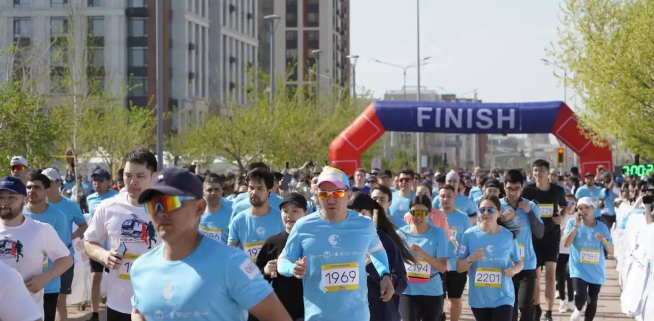 Елордада демалыс күні жаппай жүгіру жарысы өтеді