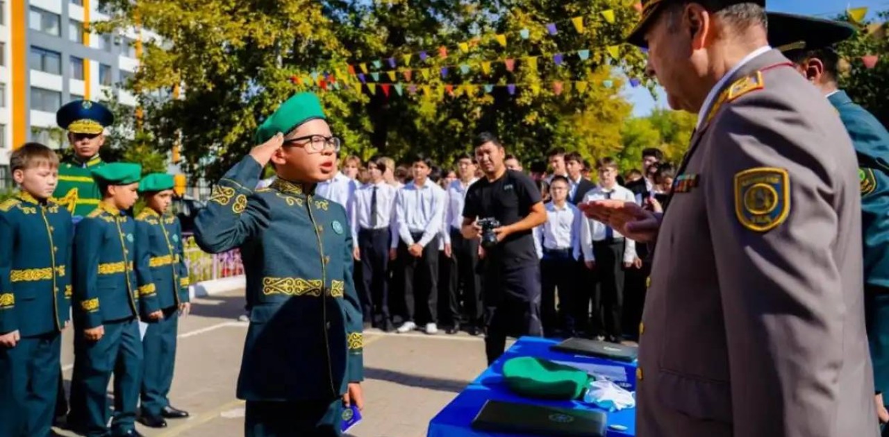 Астаналық мектепте әскери-патриоттық сынып ашылды