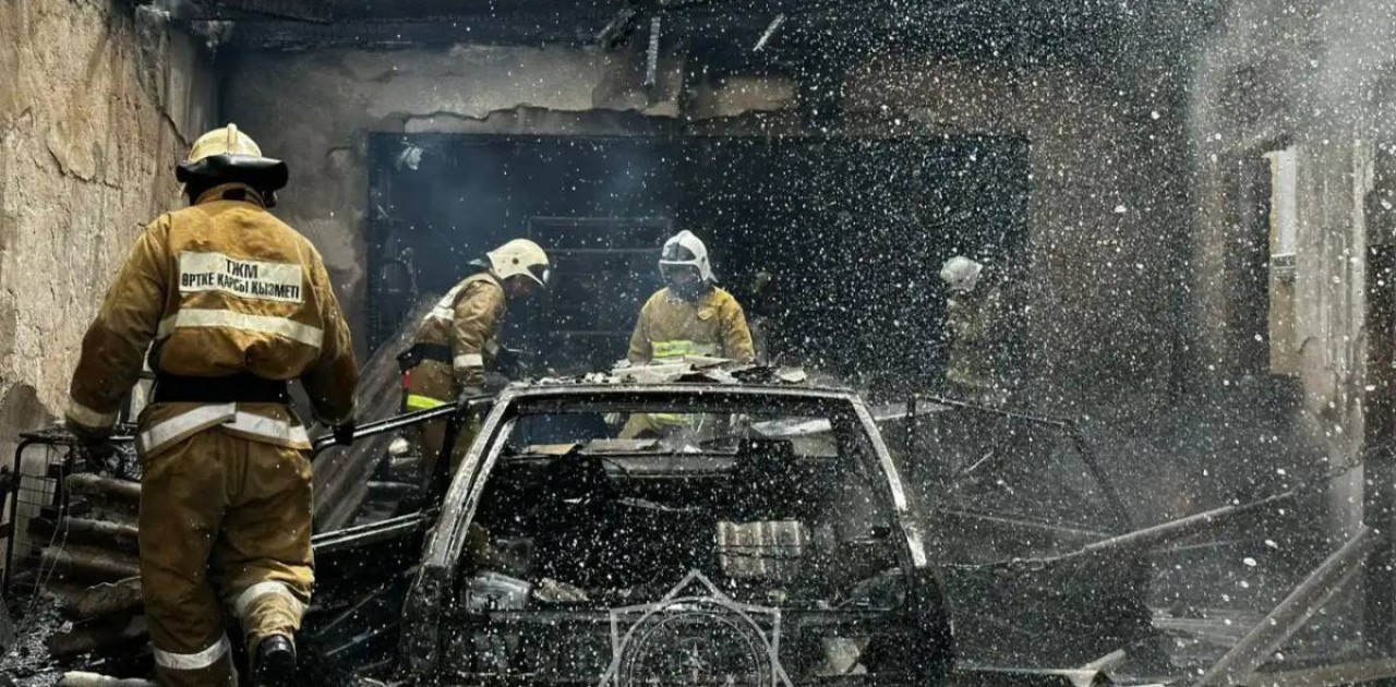 Астаналық өрт сөндірушілер жарылыстың алдын алды (ВИДЕО)