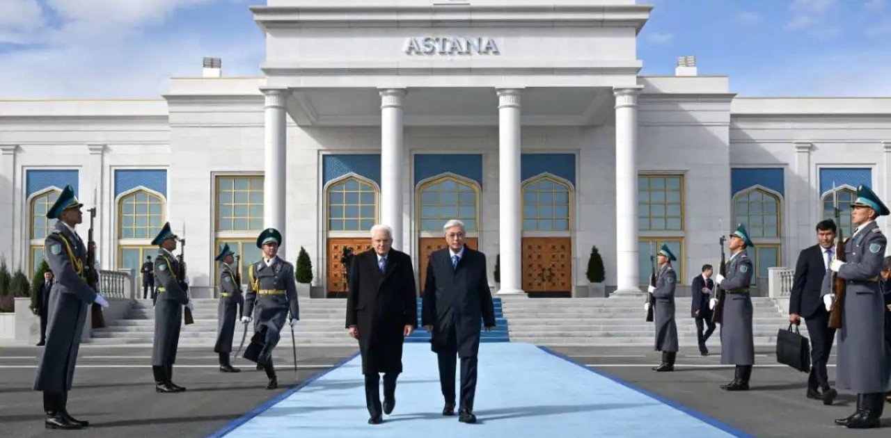 Тоқаев Италия Президентін елорда әуежайынан шығарып салды