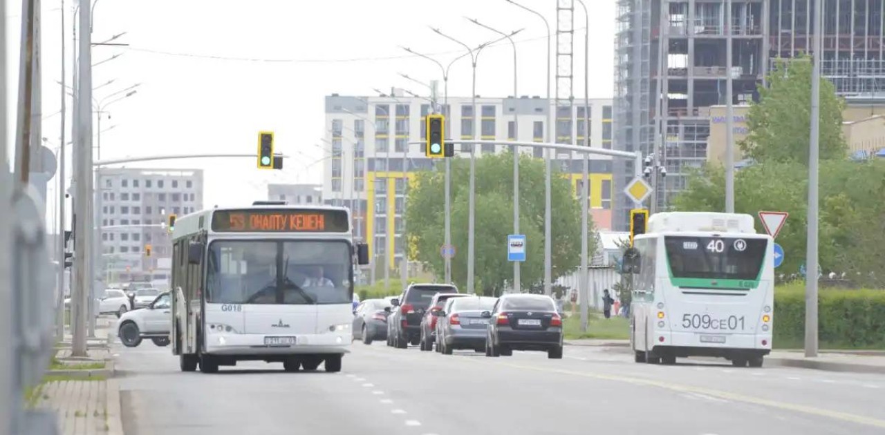 Елордада екі автобустың қозғалыс бағыты өзгерді