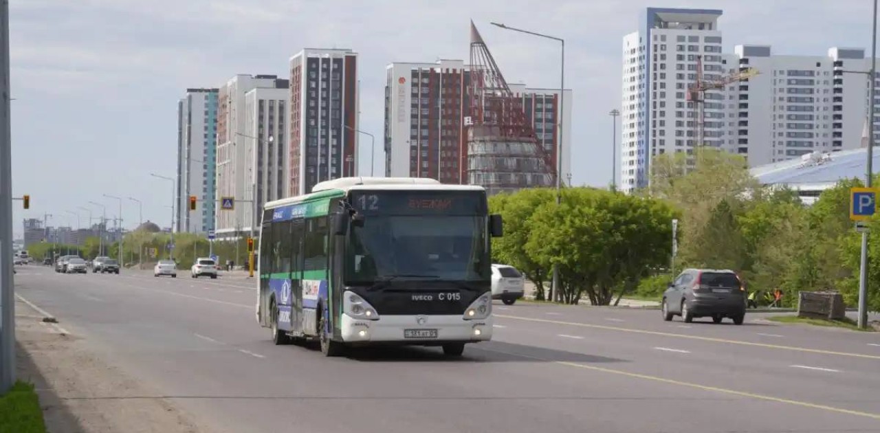 Астанада он үш автобустың қозғалыс бағыты өзгерді