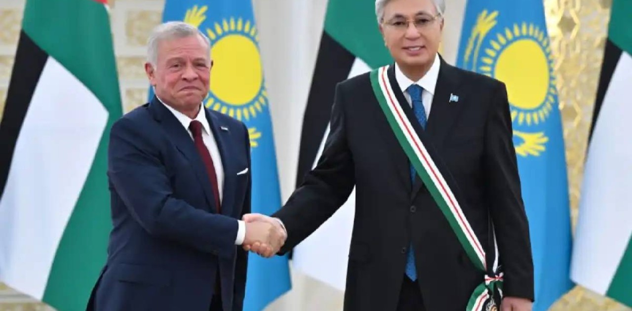 Иордания Королі Тоқаевты «Әл-Нахда» жоғары орденімен марапаттады