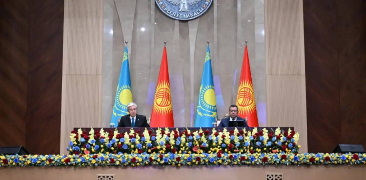 Тоқаев пен Жапаров баспасөз брифингін өткізді