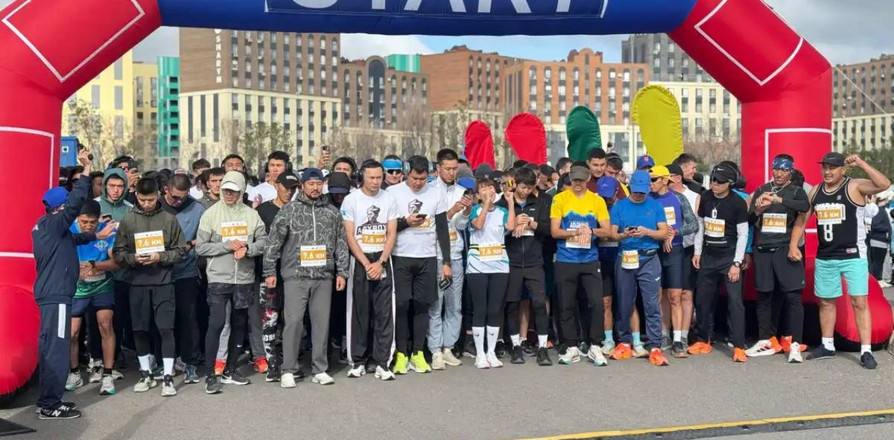 Елордада Конституция күніне орай өткен Saryarqa Run жүгірісіне 1500 адам қатысты