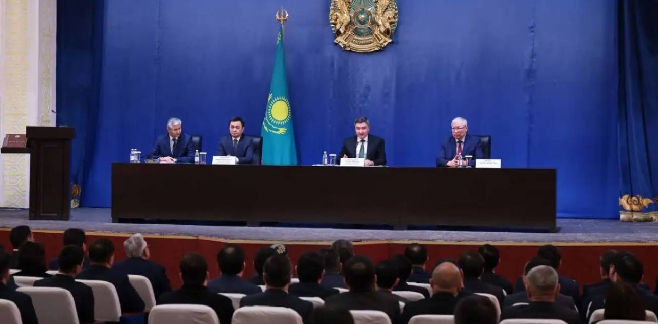 Олжас Бектенов Ұлытау облысының активіне жаңа әкімді таныстырды