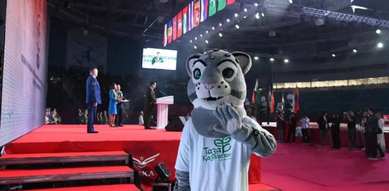 Тазабек CISM әлем чемпионатында «Таза Қазақстан» акциясына қатысты