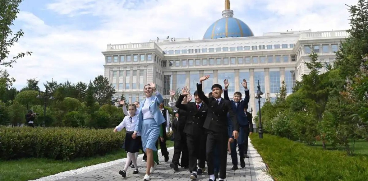 «Ақорда» резиденциясында балаларға экскурсия ұйымдастырылды