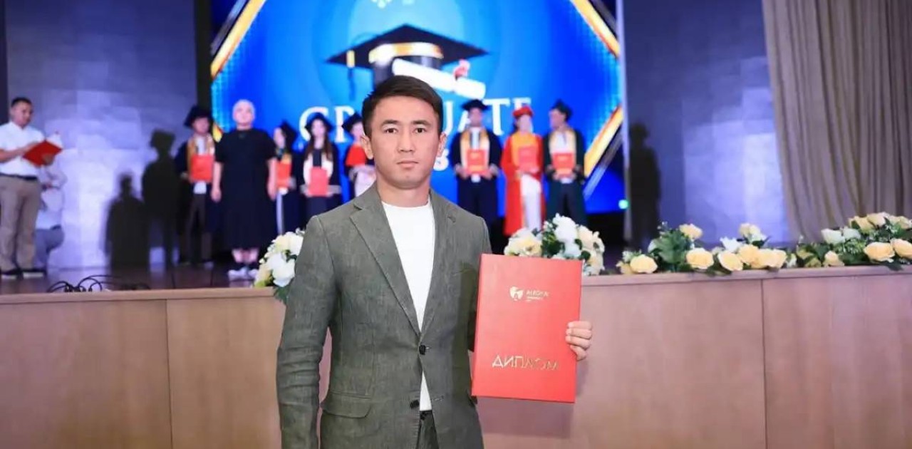 Боксшы Махмұд Сабырхан ғылым магистрі атанды