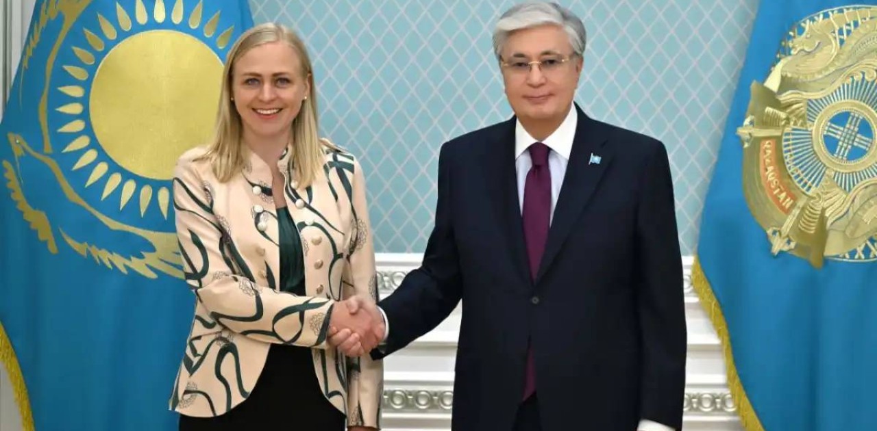 Президент ЕҚЫҰ-ның іс басындағы төрағасы Элина Валтоненді қабылдады