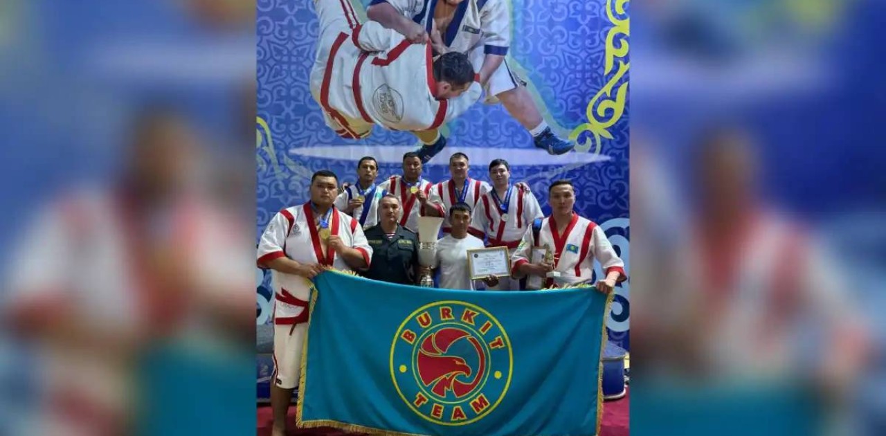 Ұлттық ұлан құрамасы қазақ күресі бойынша спартакиадада екінші орын алды