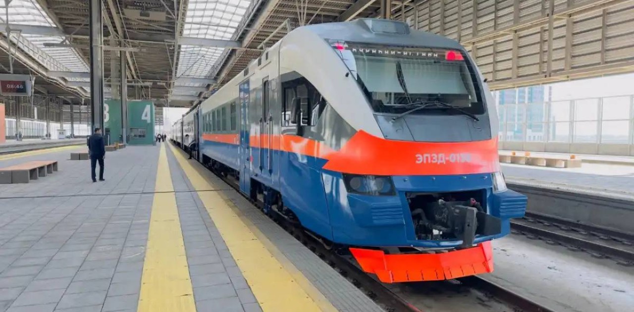 «Астана-Бурабай» бағытында жаңа электр пойызы іске қосылды