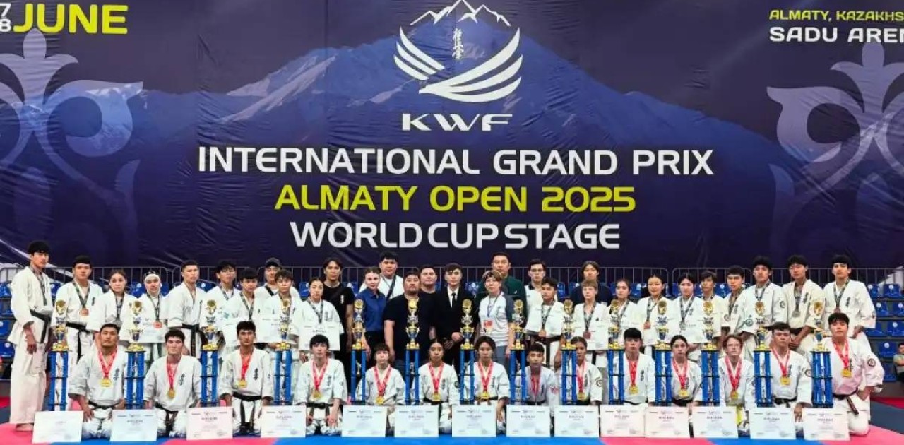 Астаналық каратэшілер халықаралық жарыста 15 алтын медаль жеңіп алды