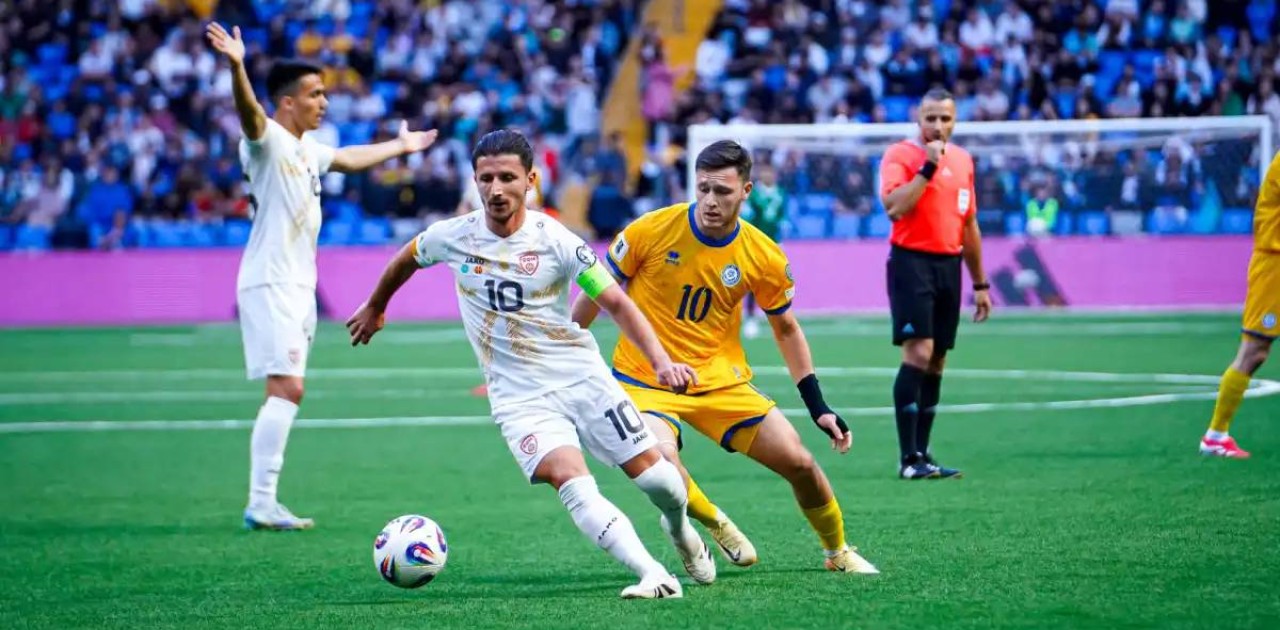 Футбол: Қазақстан құрамасы Солтүстік Македонияға есе жіберді