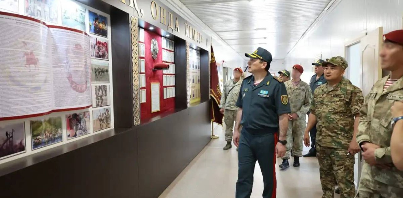 Ұлттық ұланның Бас қолбасшысы Көкшетаудағы әскери бөлімге барды