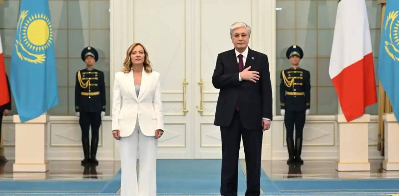 Тоқаев Италия Министрлер Кеңесінің төрағасын қарсы алды