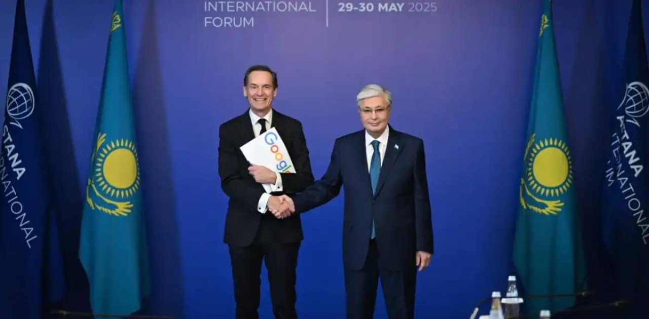 Тоқаев Google компаниясының Орталық және Шығыс Еуропа бойынша вице-президентімен кездесті