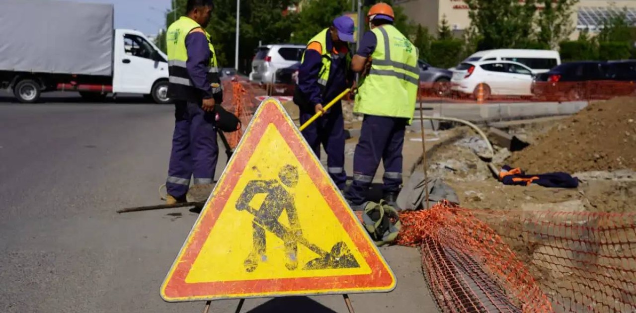 Елордада Достық пен Қонаев көшелерінде жөндеу жұмысы жүргізіледі