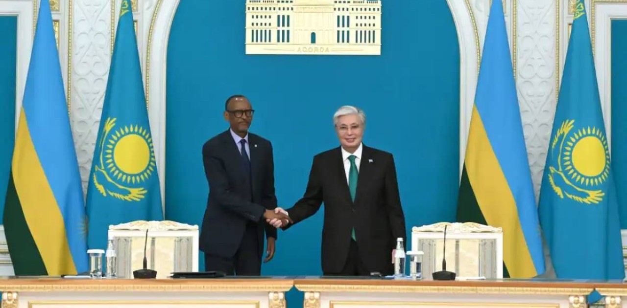 Тоқаев пен Кагаме Бірлескен мәлімдеме қабылдады