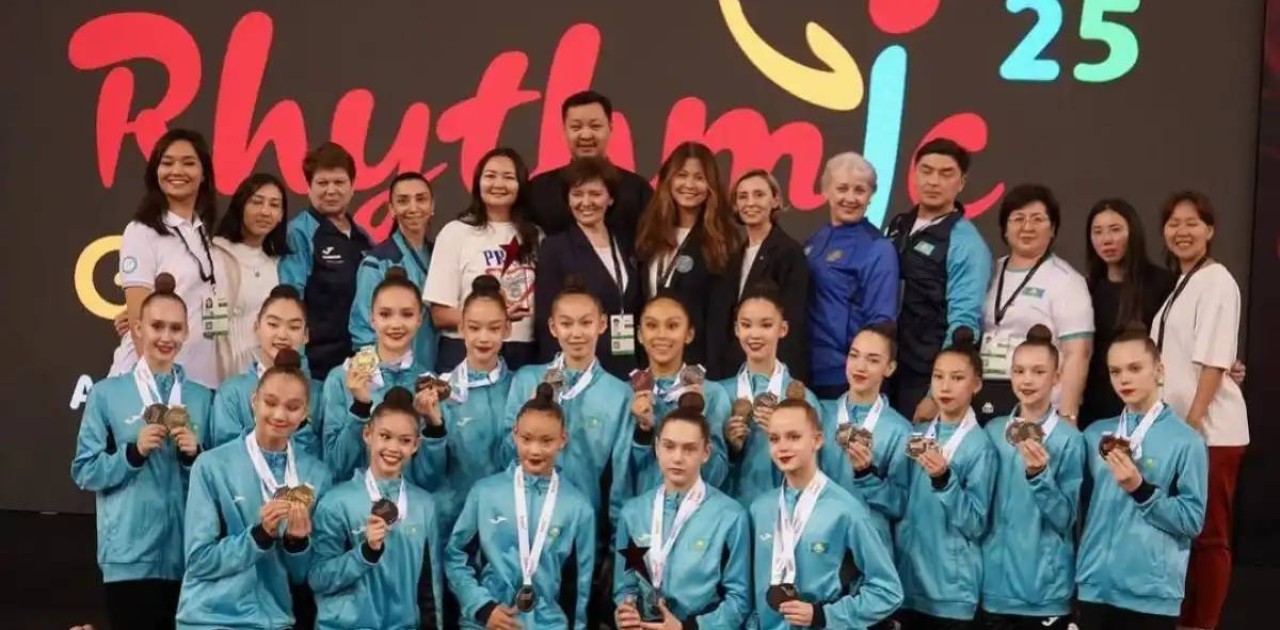 Елордалық гимнасшылар Азия чемпионатында 11 медаль жеңіп алды