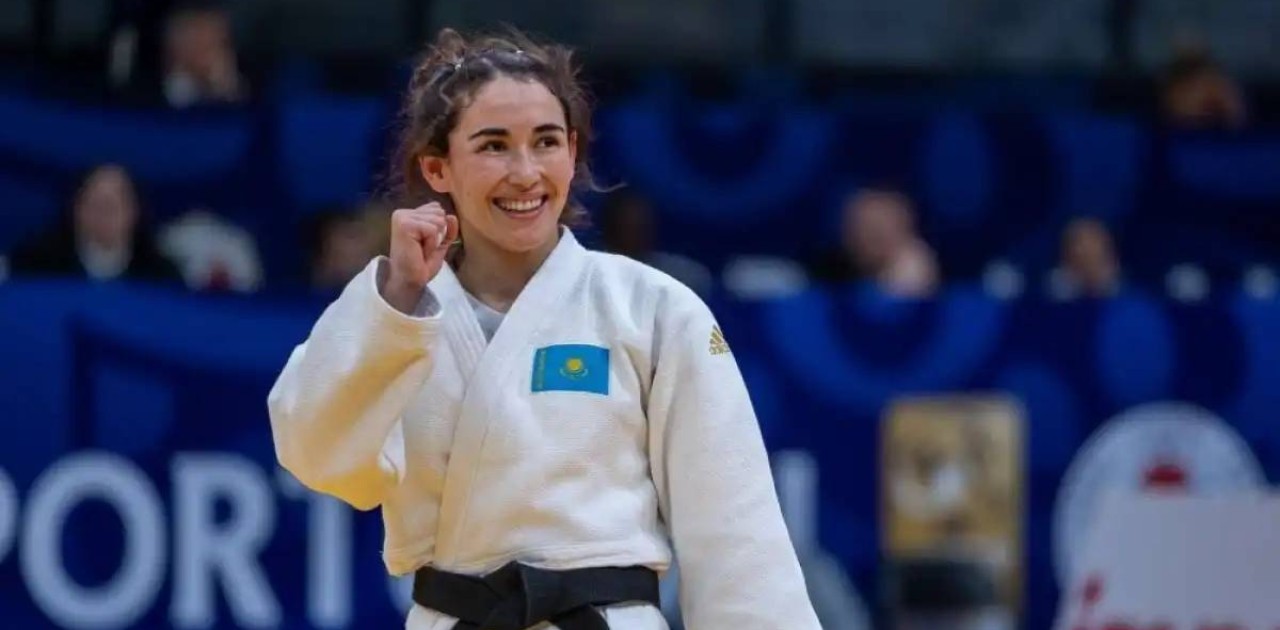 Әбиба Әбужақынова дзюдодан Grand Slam турнирінде қола медаль жеңіп алды