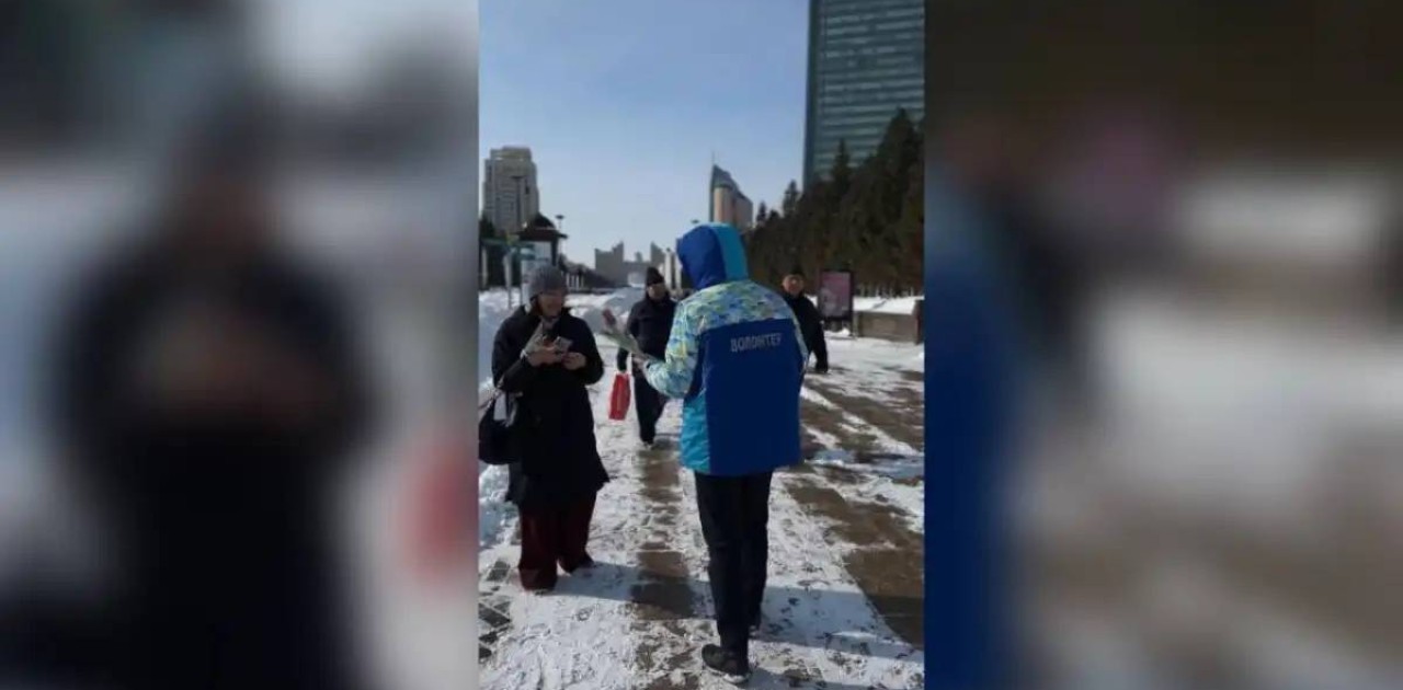 Елордалық еріктілер ерекше акция өткізді