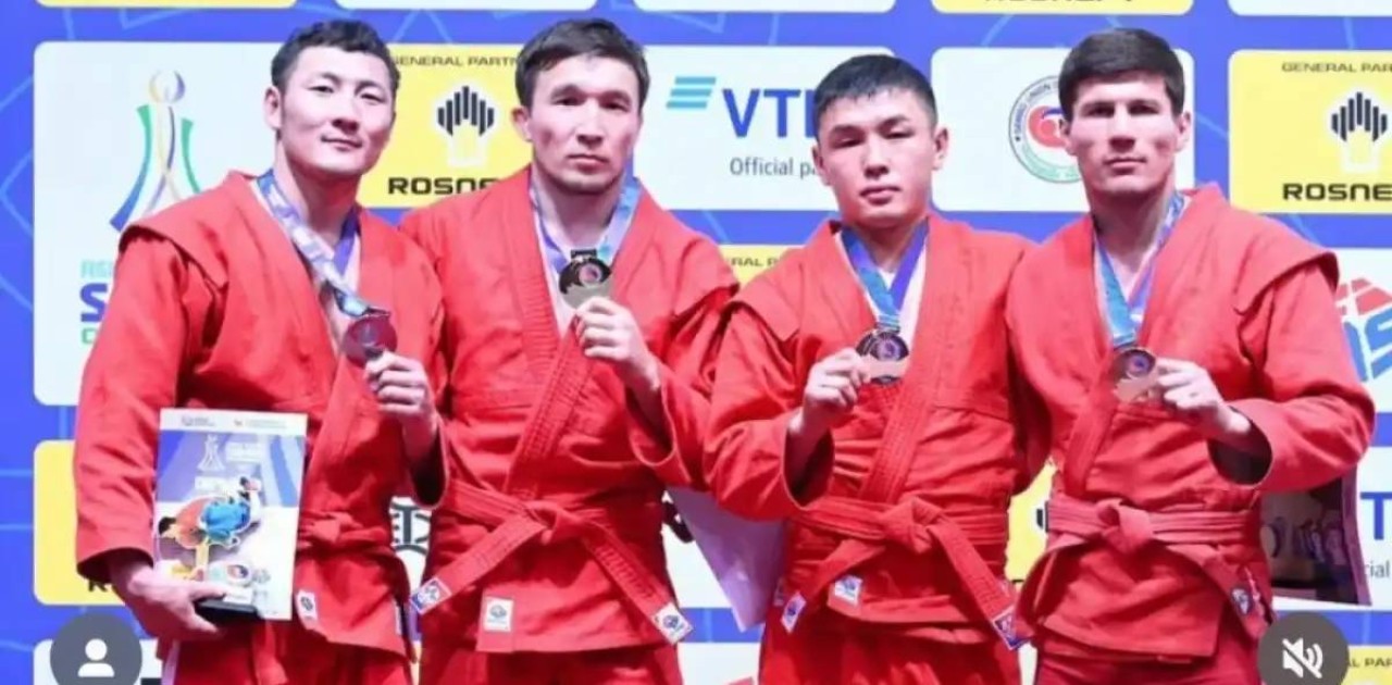 Қазақстандық самбошылар Азия чемпионатында 8 алтын жеңіп алды