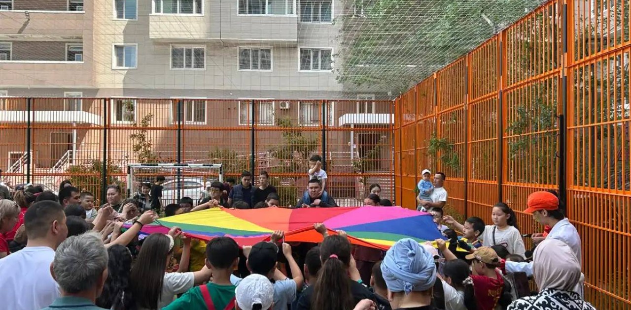 Елорданың “Алматы” ауданында үш аула абаттандырылып, пайдалануға берілді