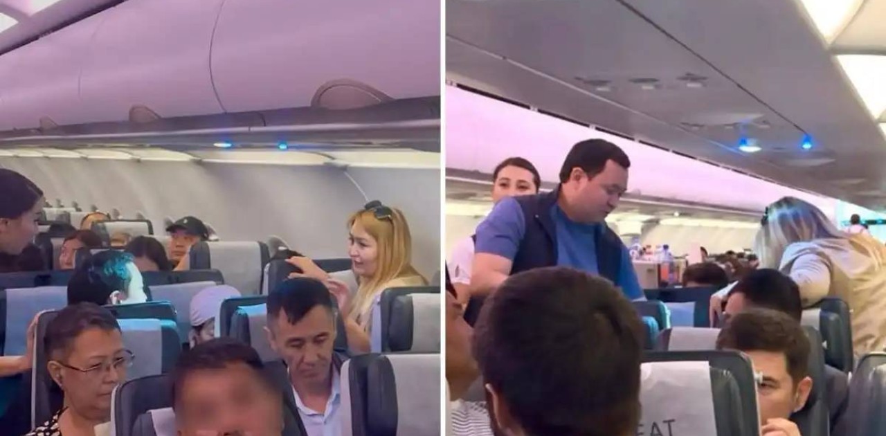 Дәрігерлер ұшақта есінен танып қалған жолаушыны аман алып қалды