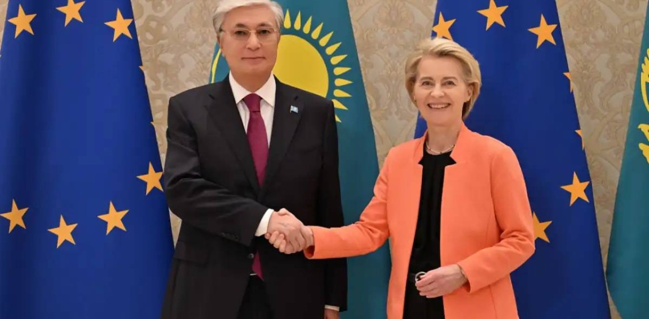 Мемлекет басшысы Еуропалық комиссия Президенті Урсула фон дер Ляйенмен кездесті