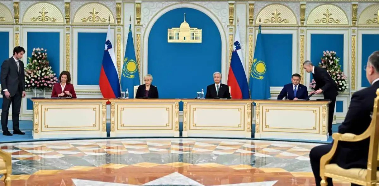 Словения Президенті мен Қасым-Жомарт Тоқаев бірлескен мәлімдеме қабылдады