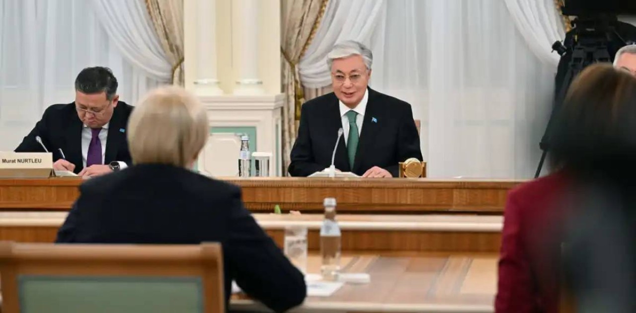 Қазақстан мен Словения президенттері кеңейтілген құрамда келіссөз жүргізді