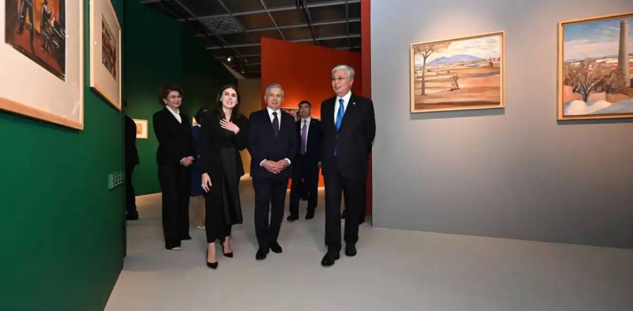 Қасым-Жомарт Тоқаев пен Шавкат Мирзиёев музейге барды