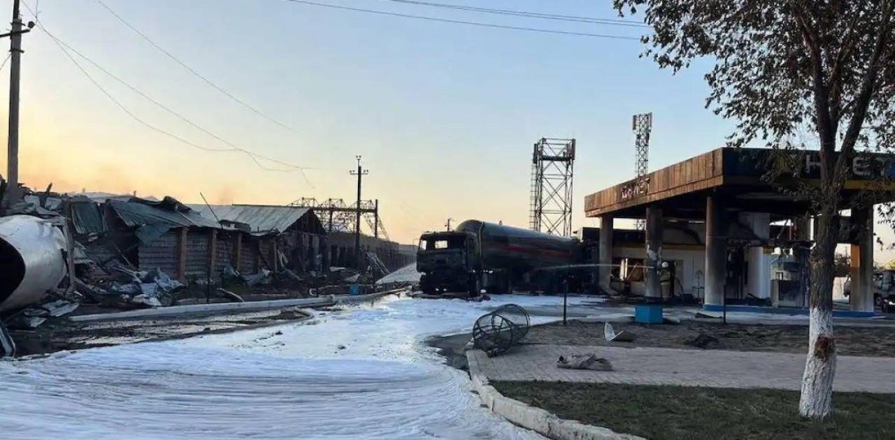 Құлсарыда жарылған жанармай бекеті рұқсатсыз жұмыс істеген