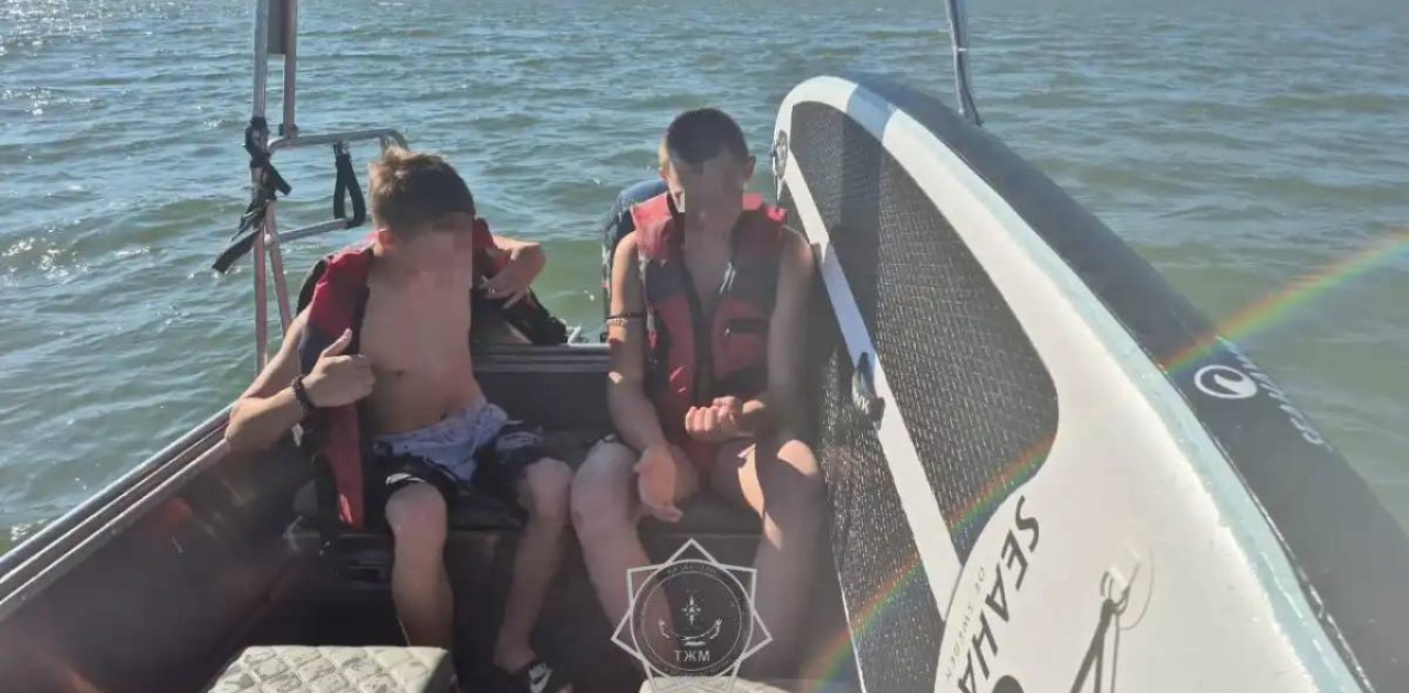 Бұқтырма су қоймасында екі бала құтқарылды