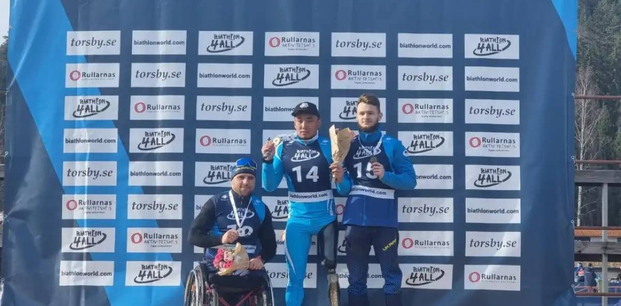 Ербол Хамитов пара биатлоннан әлем кубогы кезеңінде жеңімпаз атанды