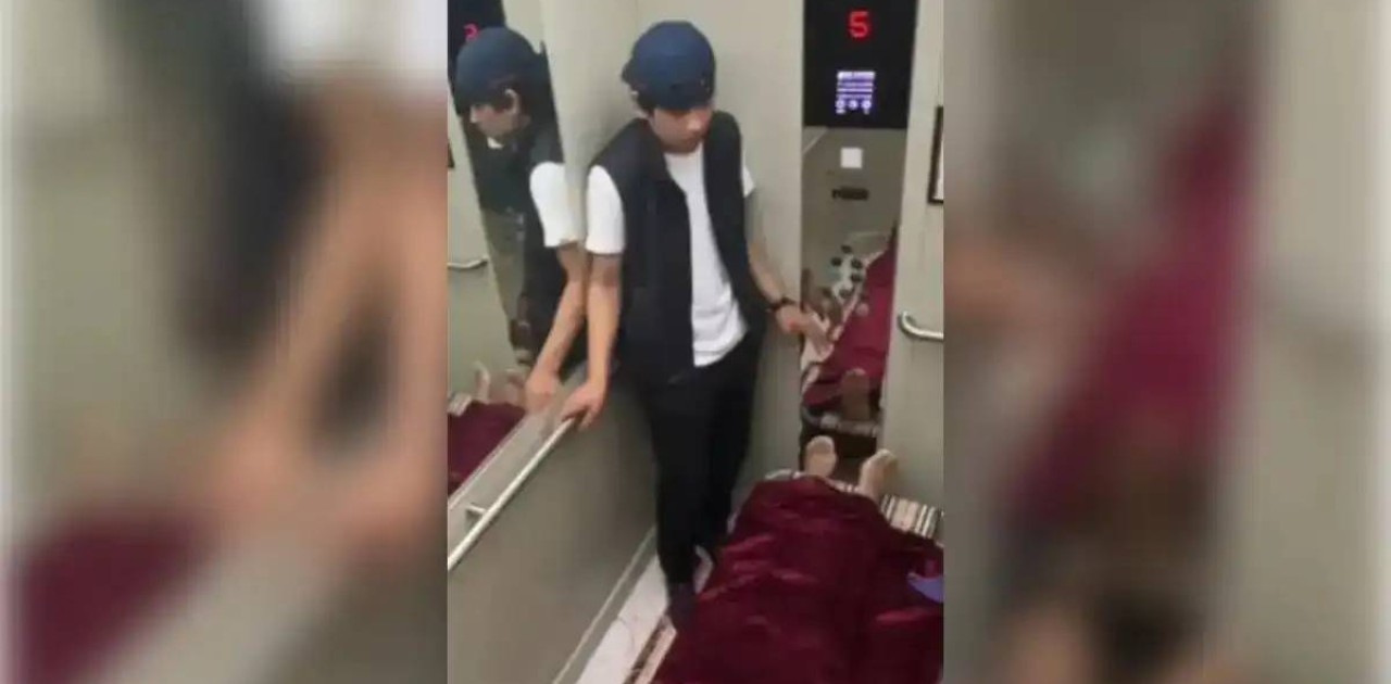 «Қолында балта, жанында «мәйіт»: лифтіде пранк жасаған блогерлер қамалды