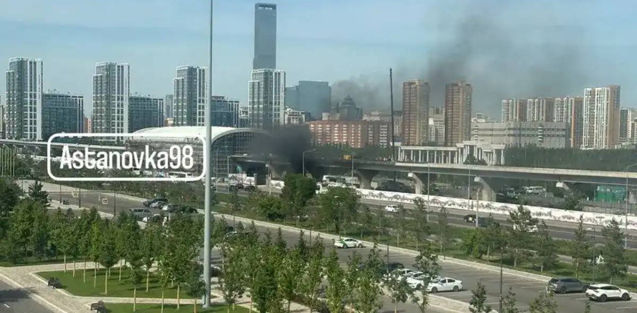 Елордадағы LRT аумағынан өрт шықты