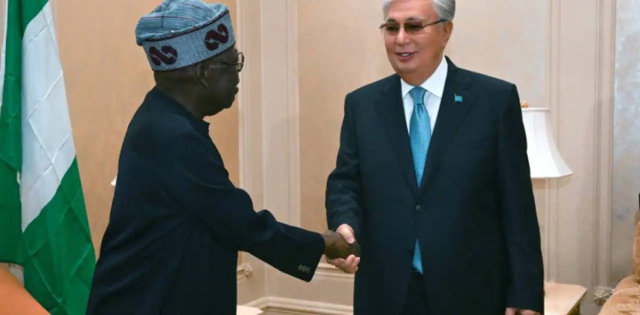 Мемлекет басшысы Нигерия Президенті Бола Ахмет Тинубумен кездесті