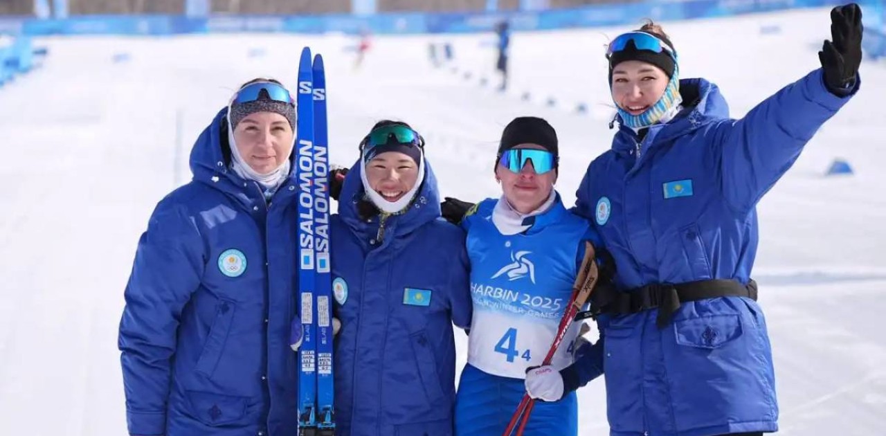 Қазақстандық шаңғышылар Азия ойындарының күміс жүлдесін жеңіп алды