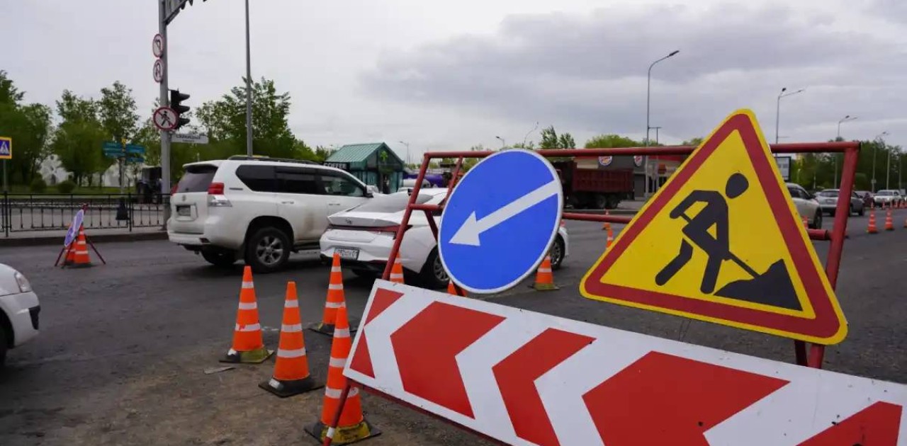 Астанада Кенесары көшесіне орташа жөндеу жұмыстары жүргізіледі