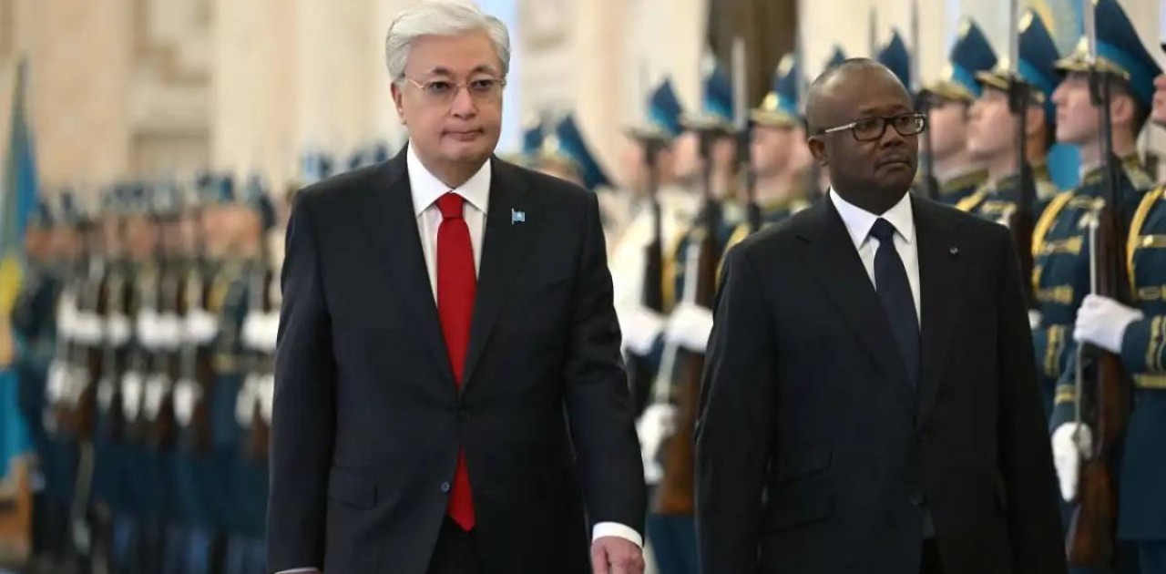 Қасым-Жомарт Тоқаев Гвинея-Бисау Президентін салтанатты түрде қарсы алды