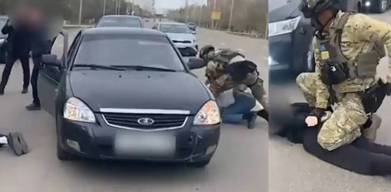 Полицейлер ақша бопсалаумен айналысқан қылмыстық топты ұстады (ВИДЕО)