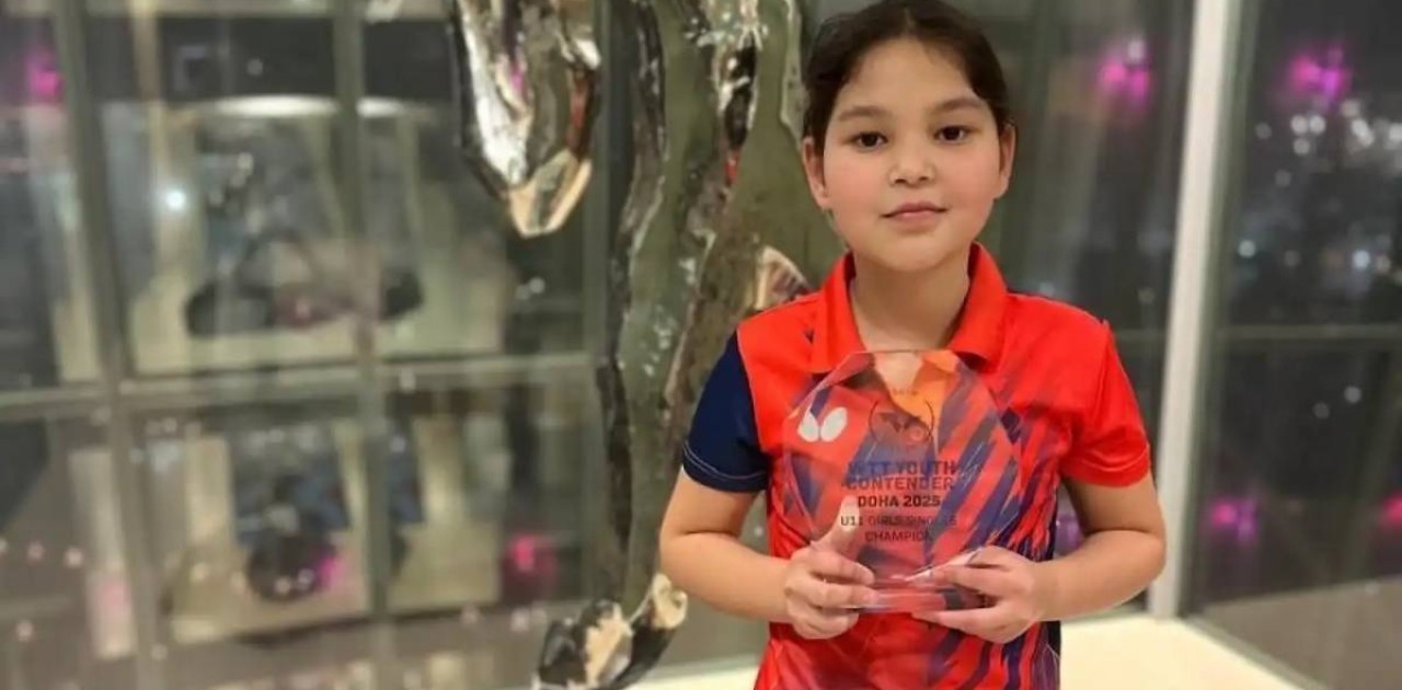 11 жасар Назерке Болатбек Дохада өткен турнирде жеңімпаз атанды