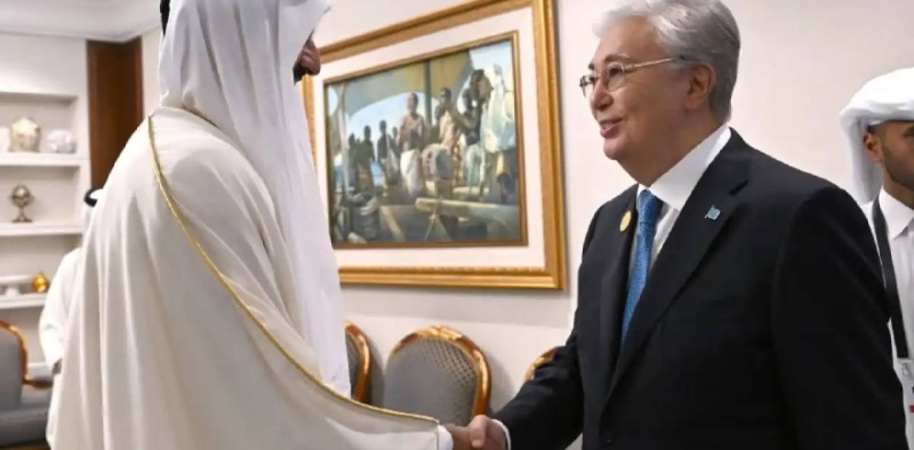 Президент Қатар Әмірі шейх Тәмим бен Хамад Әл Тәнимен кездесті