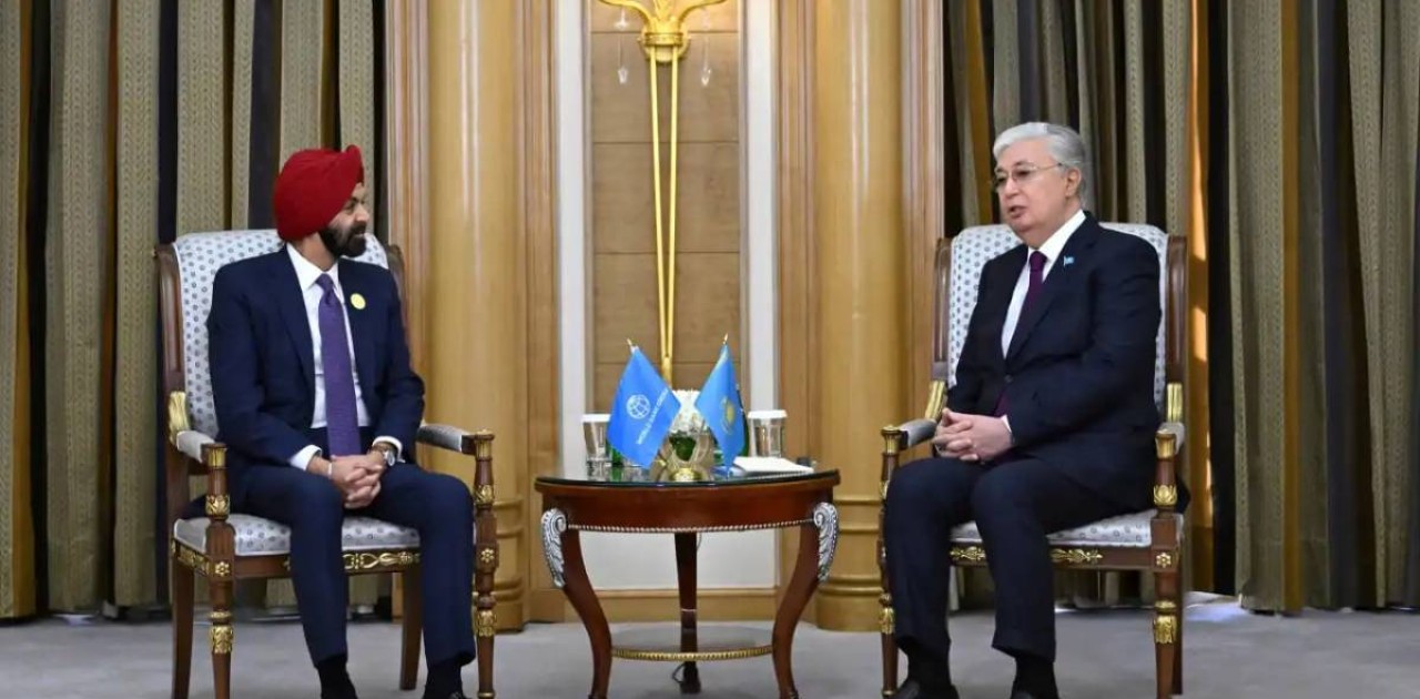 Мемлекет басшысы Дүниежүзілік банк тобының президенті Аджай Бангамен кездесті