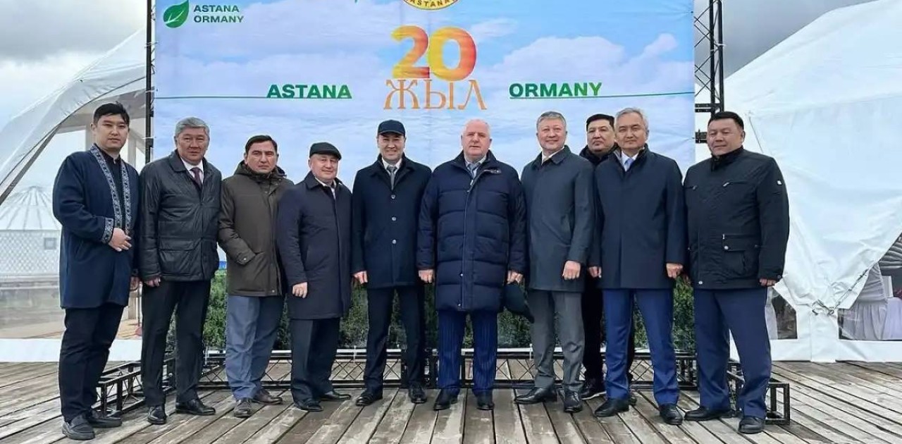 Табиғат Зейнұлқабден «Астана орманы» ЖШС ұжымын құттықтады