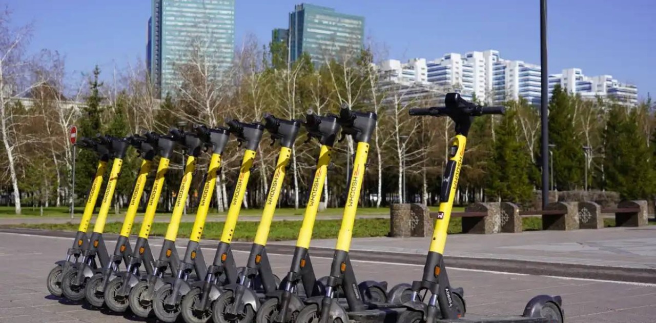 Астанада электросамокаттарға арналған арнайы тұрақтар ашылады