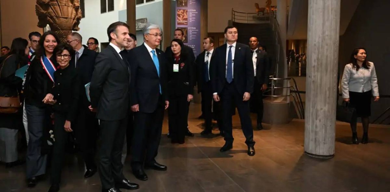 Қасым-Жомарт Тоқаев пен Эмманюэль Макрон музейге барды